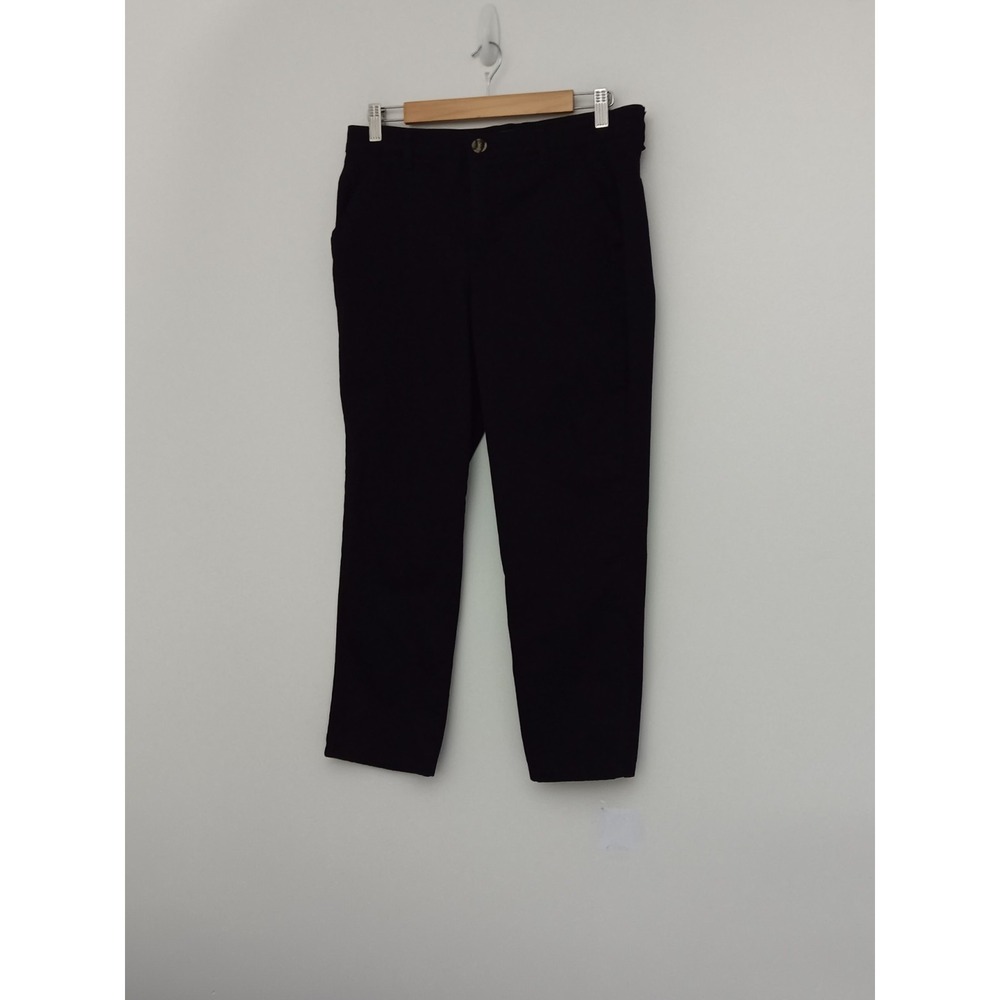 Democracy "Ab"solution Pants Women's Size 8 Purple Straight Leg Crop Pre-owned